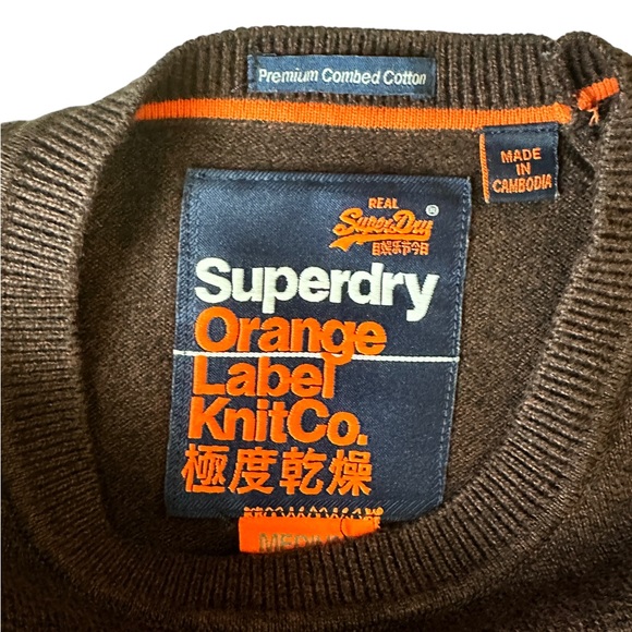 Superdry Knitted Brown Cardigan/Sweater (Size: Medium) - Picture 4 of 4